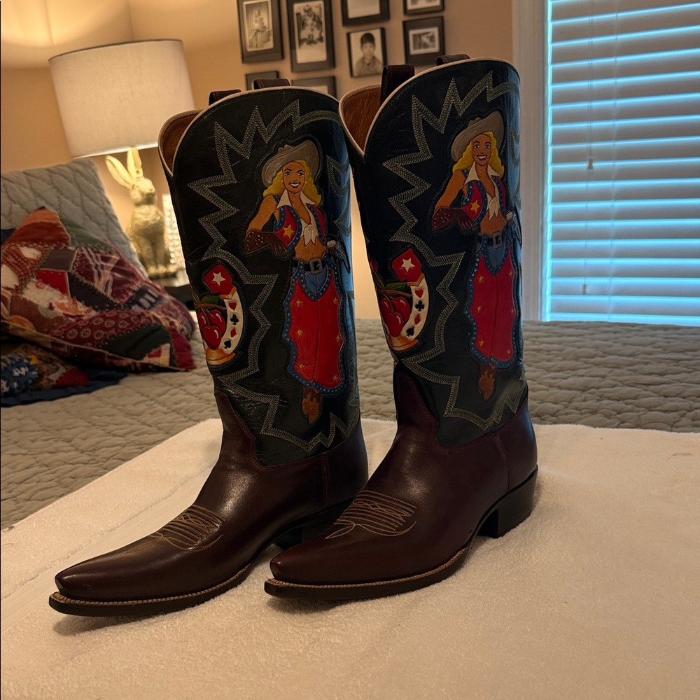 Rocket Buster Custom Colorful Western Cowboy Boots